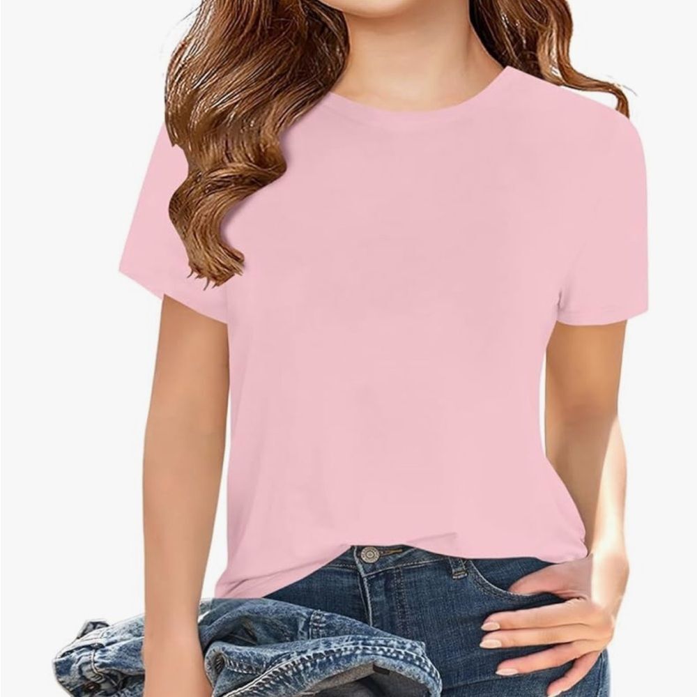 Girls SZ XL Girls' Short Sleeve Shirts Kids Crewneck T-Shirts